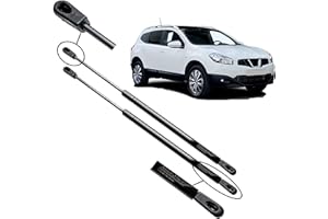 Ramor Strutz 2x Gasfeder Dämpfer Heckklappe Kompatibel mit Nissan Qashqai 2007-2013. Gasdruckfeder Heckklappendämpfer Ersatz für 90450JD02D und Andere.
