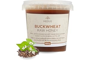 Earthbreath Buckwheat Raw Honey 900g–100% Raw & Natural – Sustainably Harvested – Rich in Natural Goodness – No Artificial Additives