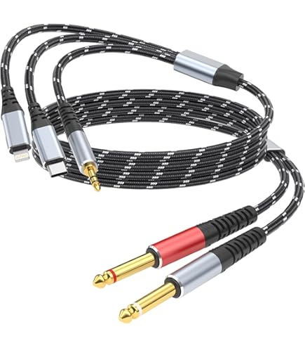 Saramonic Dual Locking 3.5mm Y Cable - Connect Two Wireless Receivers To Single Camera Input