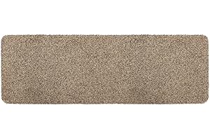 JVL Tanami Two tone Fleck Barrier Runner Door Mat, Beige, 50 x 150 cm