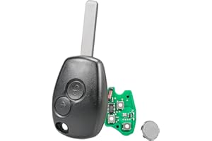 VAILIKEY 433MHZ 2 Buttons Car Key Fob FIt For Renault Clio Twingo Trafic Vivaro Master Dacia Duster Sandero Kangoo PCF7947Chip VA2 Blade