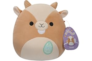 Oryginalny Squishmallows 7,5 cala - Easter Squishmallows - Grant the Tan Goat with an Egg