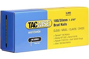 TACWISE 0397 Stauchkopfnägel Brad Typ 18G / 30 mm, verzinkt, Silberfarbig, 5000 Stück