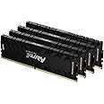 Kingston FURY Renegade 32GB (4x8GB) 2666MHz DDR4 CL13 Memoria Gaming Kit per Computer Fissi Kit da 4 KF426C13RBK4/32