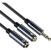 Generico 3,5 mm audio splitter | hoofdtelefoonaansluiting splitter