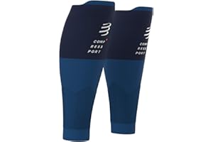 COMPRESSPORT Calf Compression Sleeve – R2V2 – Muscle Protection, Performance and Recovery for Sports – Ultralight and Anti-Fatigue – Running, Cycling, Trail and Triathlon