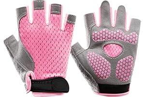 RUIXIA Gants de Cyclisme pour Enfant 4-7 Ans Gants Demi Doigt Antichoc pour Enfant Mitaine de Sport Antidérapant pour Garçons Filles pour Vélo Scooter Patinage à roulettes Escalade