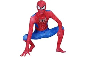JGLAPI Spider Costume Men Cosplay, Unisex Mens Adults' Spider Suit 3D Costume Fancy Dress Bodysuit Halloween Costumes for Mens Adults Halloween Carnival Cosplay Costume Movie Props