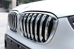 METYOUCAR Ajuste de la Cubierta de la Parrilla del Frente del Coche del Cromo del ABS 14pcs / Set para X1 2016-2019