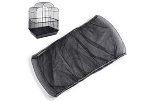 NTCL Récupérateur Graines Cage Oiseaux Filet Mailles Perroquets De Housses Cages à Aération Anti-Poussière Protection pour Rocher