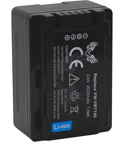 Akku + Ladegerät Für Panasonic Camcorder HC VXF999, VX878, VX989 Uvm. - 1780mAh Mit Infochip
