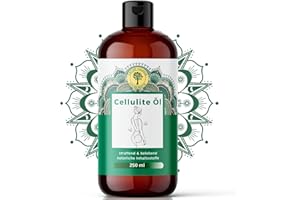 ‎GRÜNE VALERIE NATURKOSMETIK GRÜNE VALERIE® Ayurvedisches Cellulite Öl - Massageöl 250ml - effektives Körperöl für straffe Haut - Ayurveda Hautöl, bei Dehnungsstreifen & Orangenhaut - Qualitäts Öl aus Italien