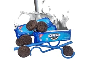 HEART'S TREASURE Kompatibel mit Oreo Cookie Dipper Küchenutensilien, drei Dippern und drei Packungen mit je 6 Keksen (3 Snacks-Packungen, 6 Stück, insgesamt 7,2 Stück)