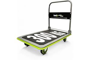 RACKIT DIRECT Loadit 300kg Foldable Trolley | ISO & TUV GS Certified | Heavy-Duty Fold-Away Hand Sack Platform Truck Trolley Cart Pulley on wheels