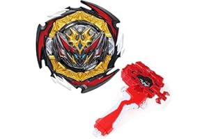 mlywd Gyros Toupies, Quadrive Metal Fusion avec Lanceur Starter Gyros de Combat Jouet Set B-180