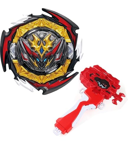 Gytobytle 12in1 Bey Trottole da Combattimento con 2 Turbo Launcher, Metallo Fusione Scoppio Battaglia Gyro Bambini, con Scatola Portatile
