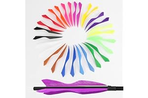 Wolfman Tir à l'arc 5 Pouces Plumes de Flèche Plumes de Dinde Naturelles Empennage Simplifié Ailes Droites Aubes pour La Chasse de Flèche de DIY 50 PCS