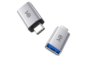 Cable Matters 2-Pack, 10Gbps USB C to USB Adaptor Male to Female for High-Speed Data Transferring & Fast Charging, Reversible USB-C, USB to USB C Adapter for iPhone 16/16 Max, iPad Pro, Galaxy S23