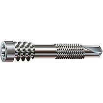 Viti Per Terrazza In Acciaio Inox A4 - 200 Pz, 6x40 Mm, Per Decking Legno, Qualità SPAX - Foto 2