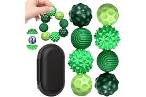 KENVORA Fidget Toys 8 Stück - Stressball Erwachsene, Sensorik Anti Stress Spielzeug, Silikon Antistressball, Magnetkugeln, Magnetspiel, Anti Stress Geschenke für Kinder Männer