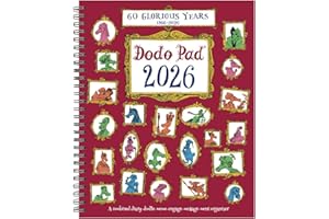 The Dodo Pad Original Desk Diary 2026 - Week to View, Calendar Year Diary: A Diary-Organiser-Planner Book with space for up to 5 people/appointments/activities. UK made, sustainable, plastic free