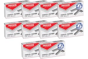 OFFICER PRODUCTS OFFICE PRODUCTS 18071019-19 zszywki 10/5 srebrnych/10 000 sztuk - 10 x 1000 sztuk/standardowe zszywki zszywacze/zszywki zszywki do zszywania zszywacz/ocynkowane