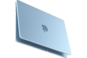 BlueSwan Custodia Compatibile con Cover MacBook Air 13 M4 M3 M2 2025 2024 2022 Mac Book Air 13,6 pollici A3240 A3113 A2681 Guscio Rigido Protettivo Ultrasottile Skin Opaca per Laptop - Azzurro Cielo