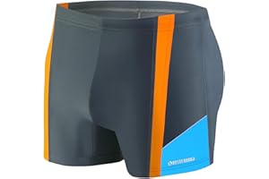 Sesto Senso Męskie kąpielówki obcisłe spodenki do pływania od M do 4XL przylegające do ciała bokserki