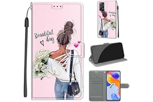 SIENIANLINE Funda para Xiaomi Redmi Note 11 Pro 5G Global, Funda con Tapa Xiaomi Redmi Note 11 Pro Global, Funda Cartera para Xiaomi Redmi Note 11 Pro+ 5G (India) / Xiaomi Redmi Note 11E Pro