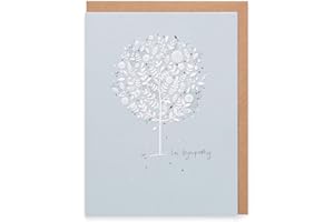 UK Greetings Kindred - In Sympathy Card, niebieski, 157 x 117 mm