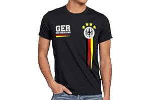 style3 Deutschland Herren T-Shirt EM 2024 Germany Fußball Europameisterschaft Trikot Spieler