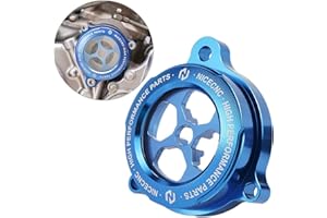 NICECNC Ölabscheiderabdeckung mit Beobachtungsfenster Compatible with Yamaha Raptor 700 2015-2019 2020 2021 2022 Raptor 700R 2009 2011-2022 Compatible with 1S3-13447-00-00 Blau