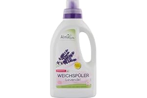 ‎ALMAWIN AlmaWin Öko Weichspüler Lavendel 750ml, 30 Waschladungen, mit Duft aus der Provence aus ätherischen Ölen, vegan