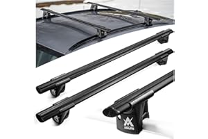 ‎CHROMEMASTER AGURI Runner II | Kompatibel mit Hyundai Santa Fe 2018-2023 | Dachgepäckträger Dachträger | Geeignet zur Befestigung von Dachboxen, Fahrradträger, Leiter | Robuste Konstruktion aus Alu | TÜV