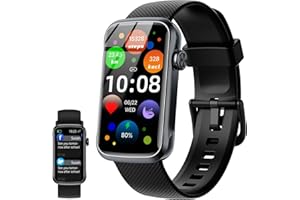 Fempoin Smartwatch Donna Uomo, 1.47” HD Orologio Smartwatch, 110+ Modalità Sportive Smart Watch con Sonno/ SpO2/ 24H Cardiofrequenzimetro, Impermeabile IP68 Fitness Tracker per Android iOS