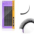 NAGARAKU Eyelash Extensions Individual Lashes 0.05mm C curl 10mm Classic Matte Black Soft Natural Professional 16 rows Beauty Salon Supplies