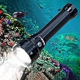 Wurkkos DL70 Diving Torch, 13,000 Lumen Diving Torch, 4 x XHP50.2 LEDs Underwater Torch, Super Bright Diving Torch with 2 x 5