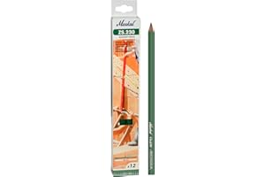 Markal 44092230 ZS.230 - Lápices de albañil, 30 cm, grafito, pack de 12