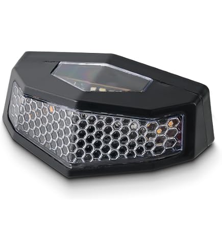 Fanale posteriore a LED intelligente nero stile Yamaha, omologato E (1 pz) - – Ricambi per moto di alta qualità per tutte le marche di motociclette