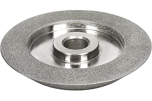 SI FANG 3 inch Electroplated Diamond Grinding Wheel Cup Shaped, 1/2in Bore 150 Grit 45 Degree, Bowl Grinding Wheel Cutter Grinder Sharpening Tool for Hard Alloy Tungsten Steel Glass Ceramics 1PC 78x12.7x15mm