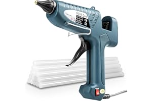 MAXDONE Pistola Colla a Caldo 100W Colla a Caldo Pistola a Caldo Professionale, Pistola Colla a Cald Pistole per Colla con 11mm Stick di Colla Pistole per Colla Glue Gun