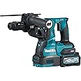 Makita HR004GD201 40V Max Li-ion XGT Brushless SDS-Plus Rotary Hammer Complete with 2 x 2.5 Ah Batteries and Charger Supplied in a Makpac Case
