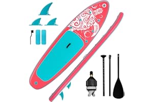 FEATH-R-LITE Tavola da paddle gonfiabile Stand Up Paddleboard per adulti SUP con due diverse configurazioni di accessori