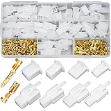 380 Stk Kabel Steckverbinder 2 3 4 6 Polig Flachsteckhülsen 2,8mm Pitch Männlich Weiblich Stecker Gehäuse Pin Header Crimp fü