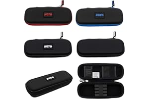 KOTO DARTS KOTO portfel do darta Eva Small niebieski, torba na darta z zamkiem błyskawicznym, etui z logo, rzutka, walizka na rzutki