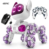 2.4G Uzaktan Kumandalı Robot K&ouml;pek Araba, Bilekten Kontroll&uuml; RC Oyuncak, 8 Teker, Sesli, Işıklı, Akrobatik Hareketli, 8+ Yaş
