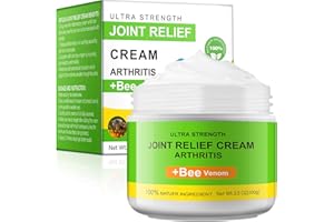 FROVETANI Bee Venom Joint and Bone Cream, for Back,Neck,Hands, Powerful Topical Arthritis Pain Relief, Fast Absorbing Joint Relief Cream for Soothing Relief for Joint Pain, Muscle Pain, Muscle Soreness (100g)