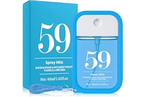 HENJUNU Parfüm Bodyspray Damen,48ml Fruchtiges Body Mist Mit Haken,Long Lasting Fragrance Spray,Hair and Body Fragrance Mist,Parfum Damen,Damenparfum Körperspray für Tägliches,Reisen,Dating,Gift for Women