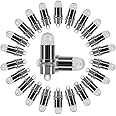 LIHAO 24pcs Balloon Lights White Mini Led Lights Paper Lanterns Lights