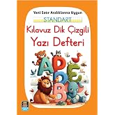 Standart Kılavuz Dik &Ccedil;izgili Yazı Defteri (16x24 Ebat) Yeni Satır Aralıklarına Uygun